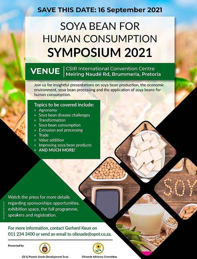 Soya Bean for Human Consumption Symposium 2021